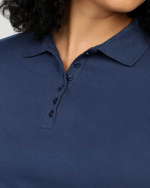 Polo Cuello Camisa Mujer Raquel Core Azul Atlántico