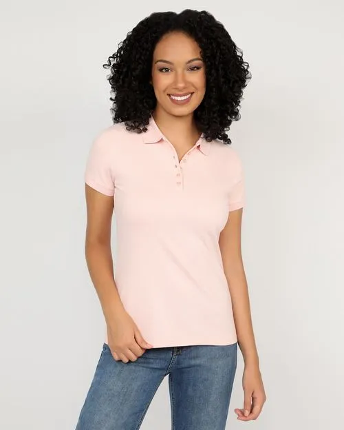 Polo Cuello Camisa Mujer Raquel Core Rosado