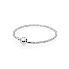 pulsera pandora plata de  malla