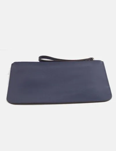 Ralph Lauren Bolso azul marino de piel