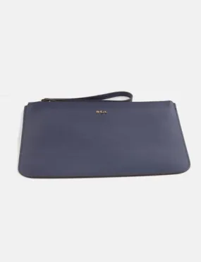 Ralph Lauren Bolso azul marino de piel