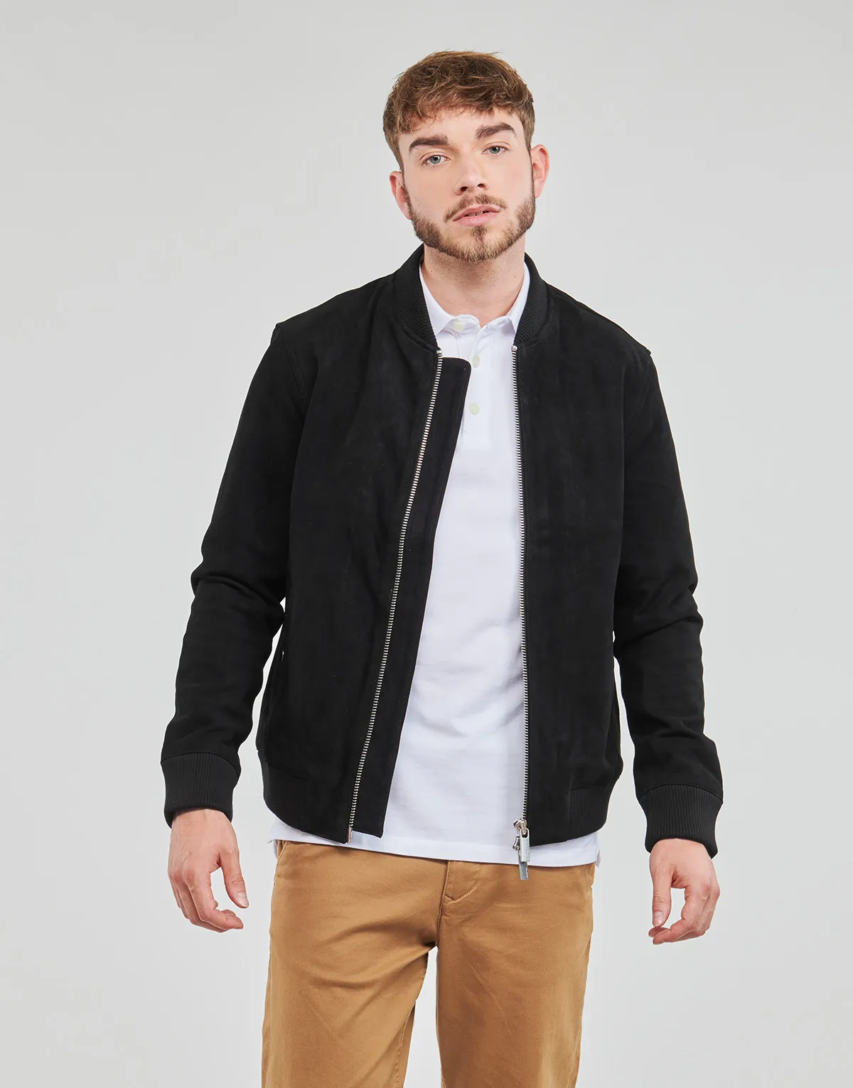 SLHARCHIVE BOMBER SUEDE