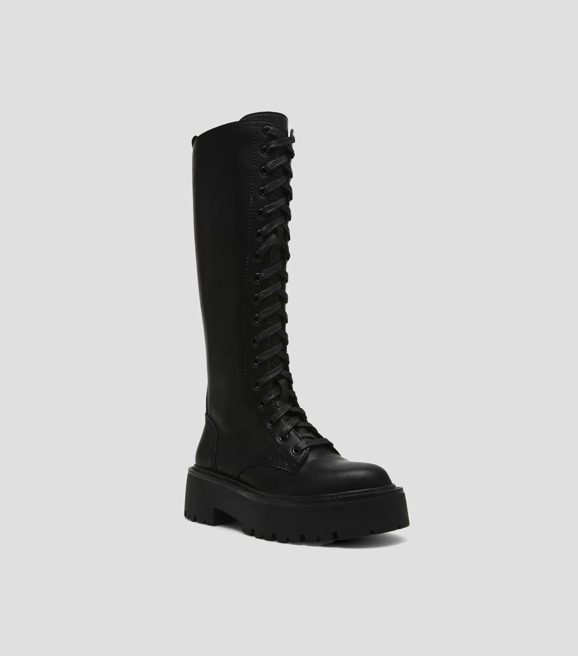 Steve Madden Botas Largas Militares con Plataforma Distort Mujer