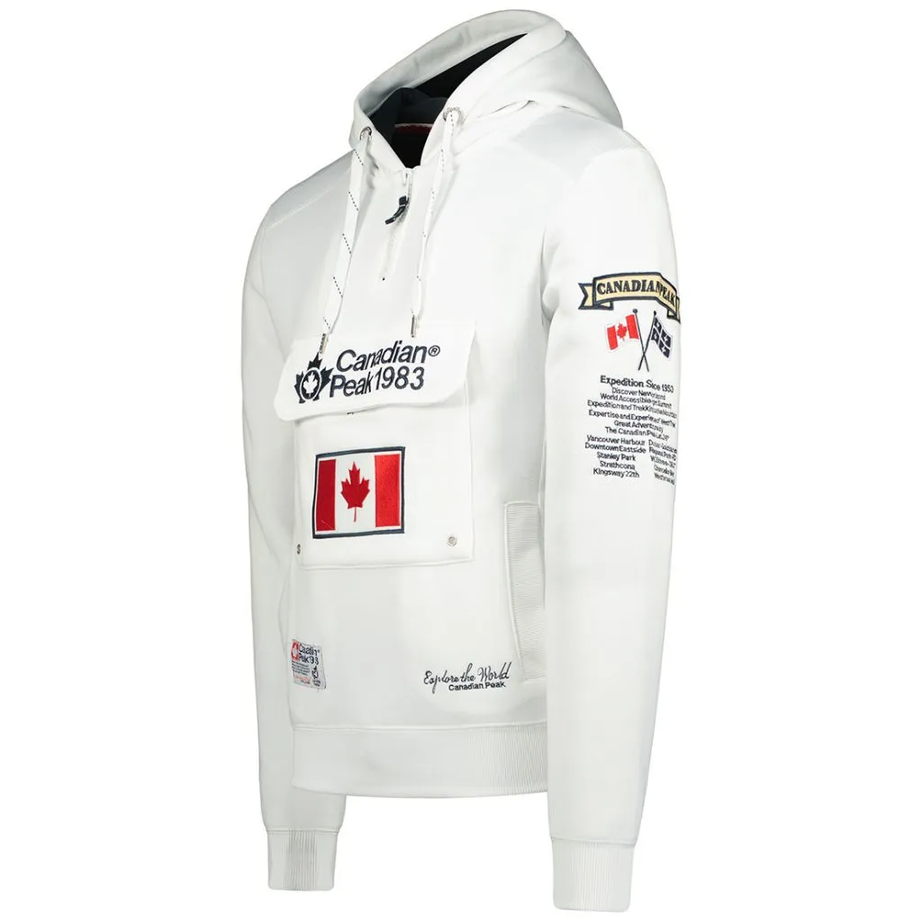 SUDADERA DE HOMBRE GALAPAGOS BLANCO