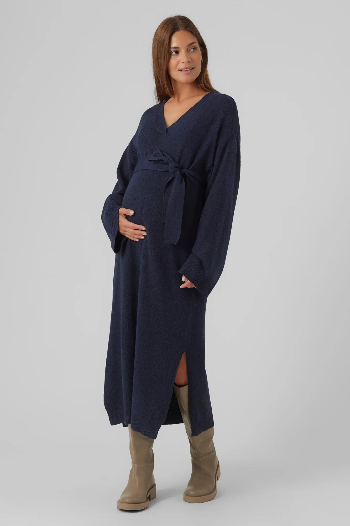 Vestido maternity Midi