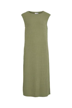 VESTIDO MIDI PUNTO VIBRENDA VERDE