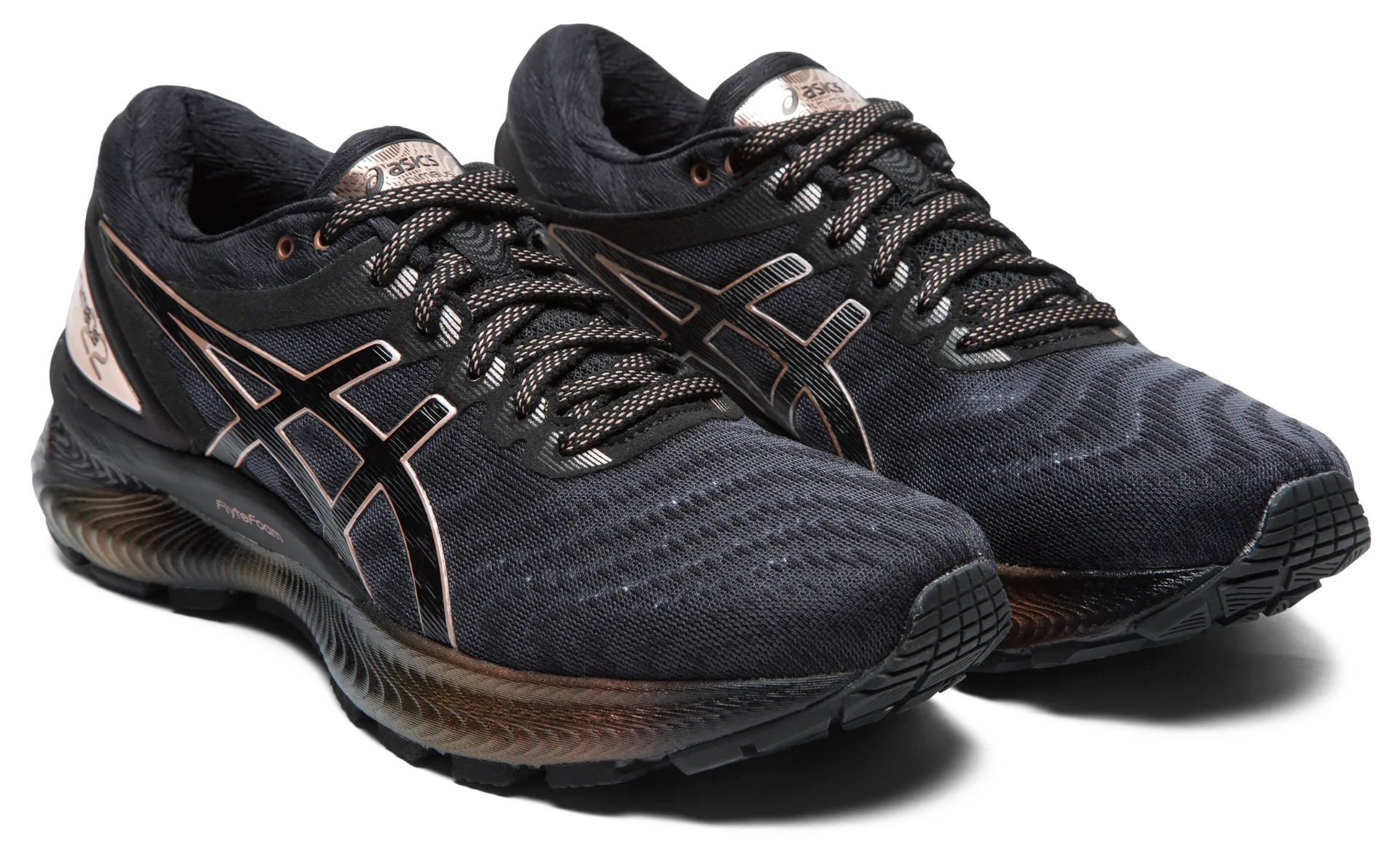 Zapatillas Running Mujer Asics Gel-Nimbus 22 Platinum Negro