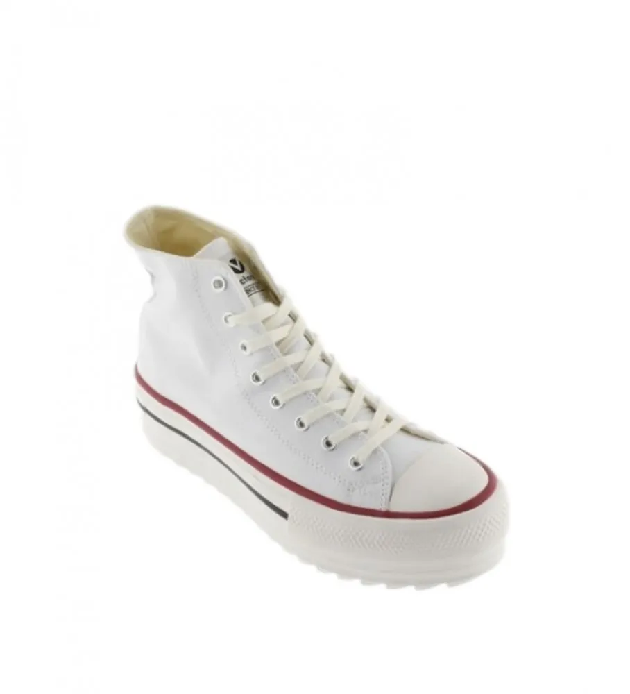 Zapatillas Tribu doble lona blanco