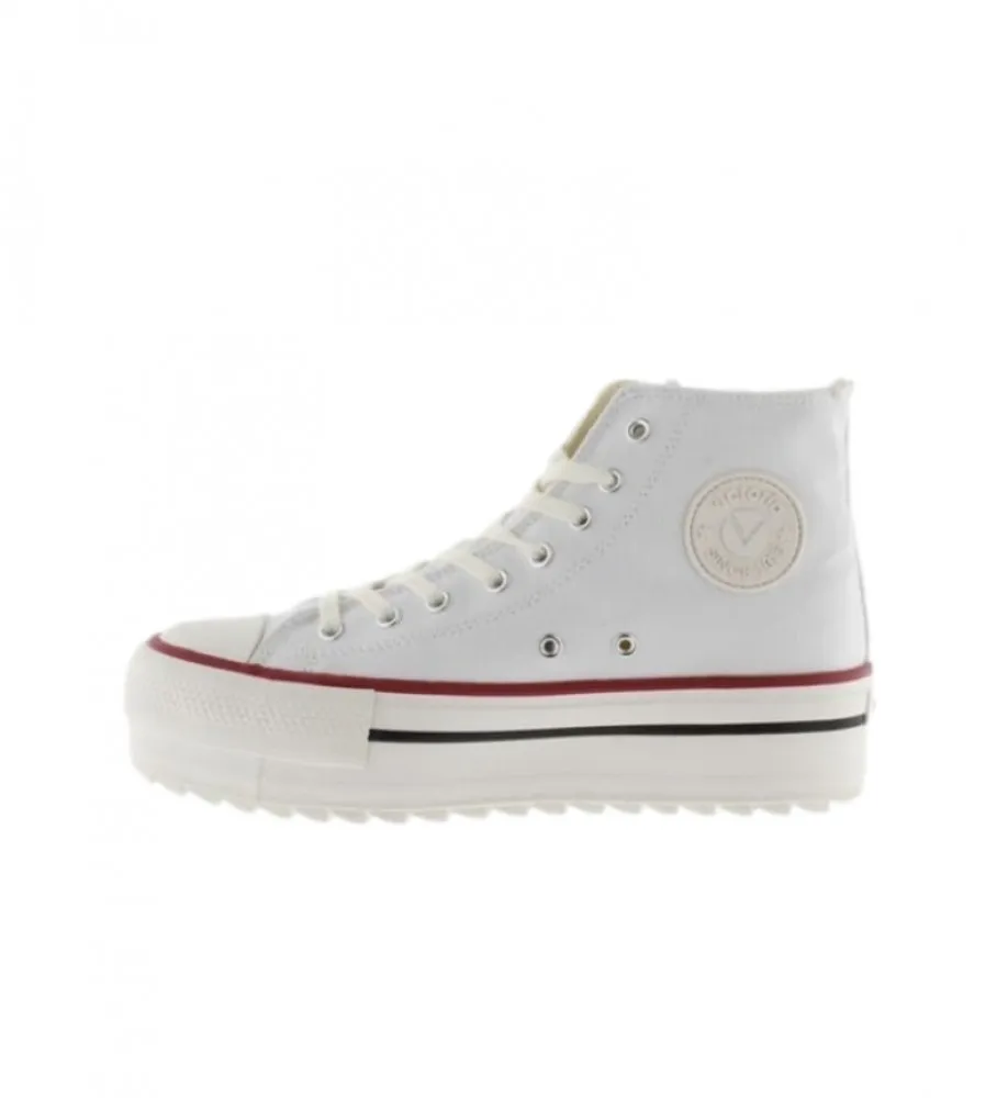 Zapatillas Tribu doble lona blanco