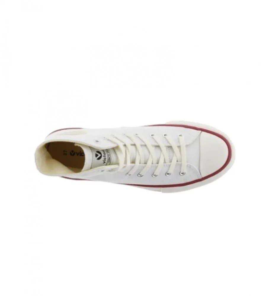 Zapatillas Tribu doble lona blanco